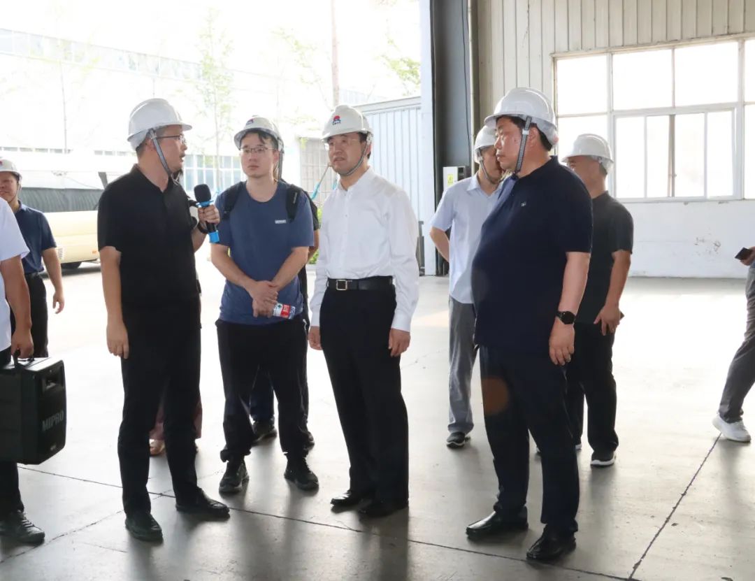 中國工業互聯網研究院黨委書記田川一行蒞臨明泰鋁業調研